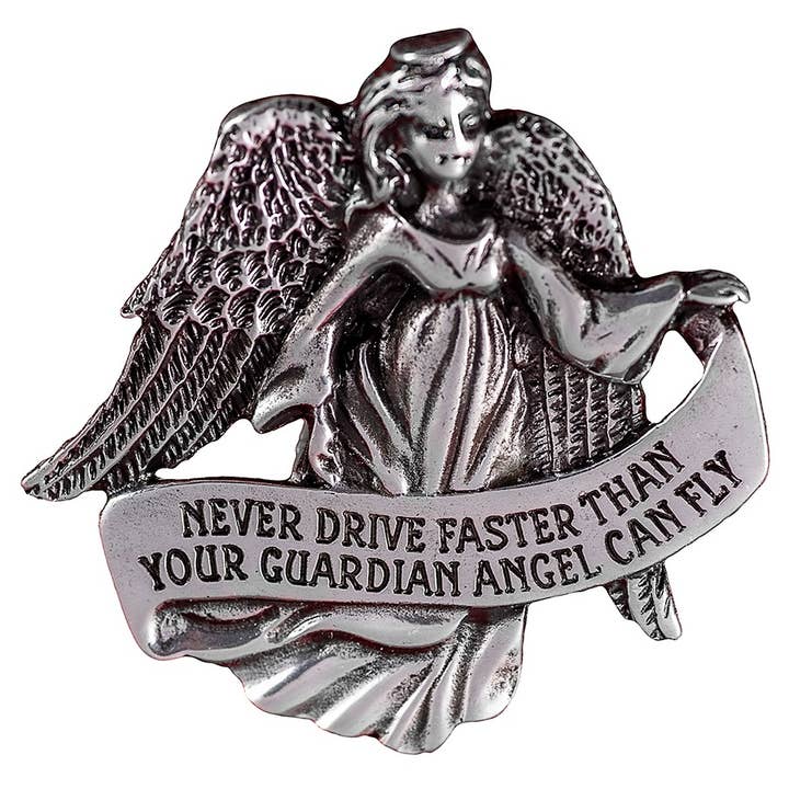 Clip visière Never Drive Faster pour la vente par Abbey + CA Gift