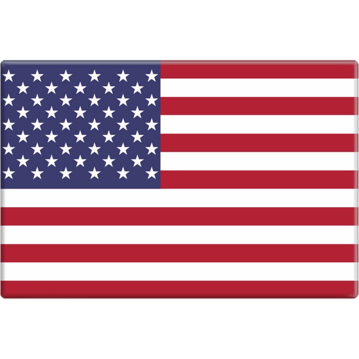 Magnet - Flag - USA - Rectangular for wholesale by Square Deal Recordings & Supplies