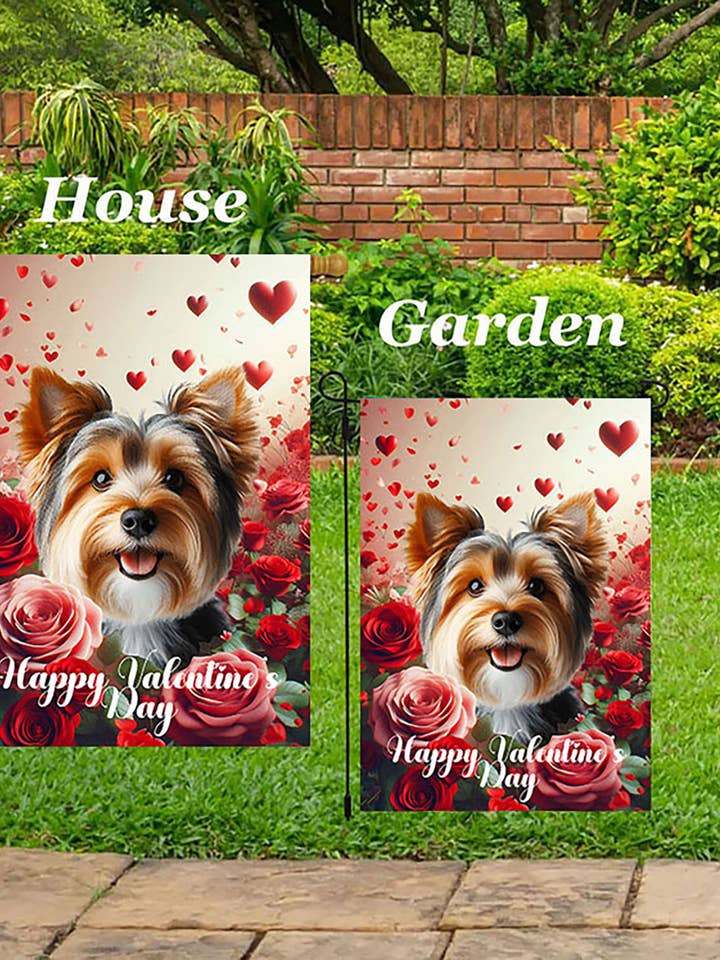 Terrier Australiano - Bandiera di San Valentino per la Casa per la vendita all'ingrosso da parte di Best of Breed Products