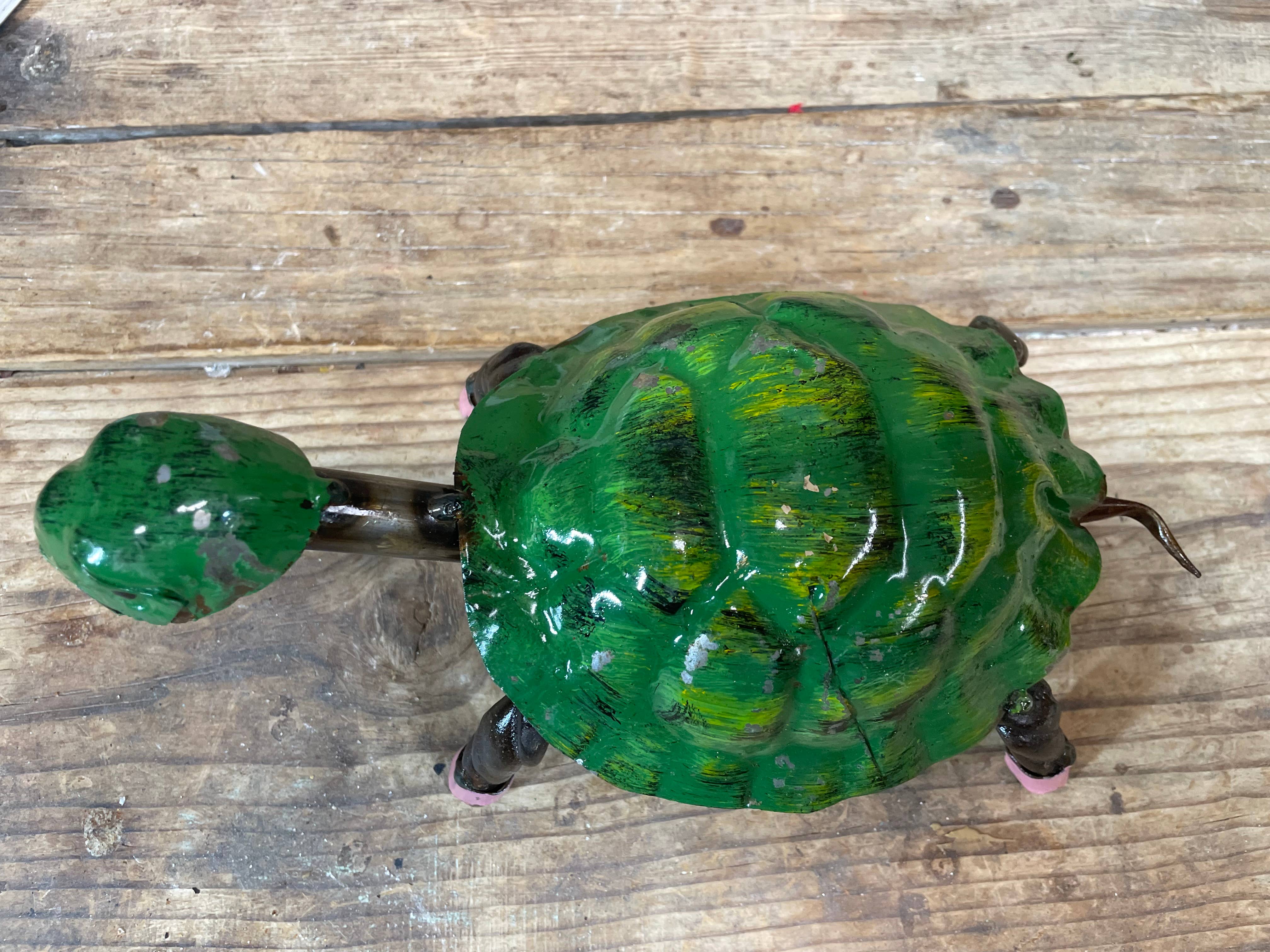 My Amigos Imports - Vendita all'ingrosso Statuette decorative - Toby la Tartaruga di Metallo-ER-Giardino-10x5x5 in-Tartaruga di Metallo-Toby4