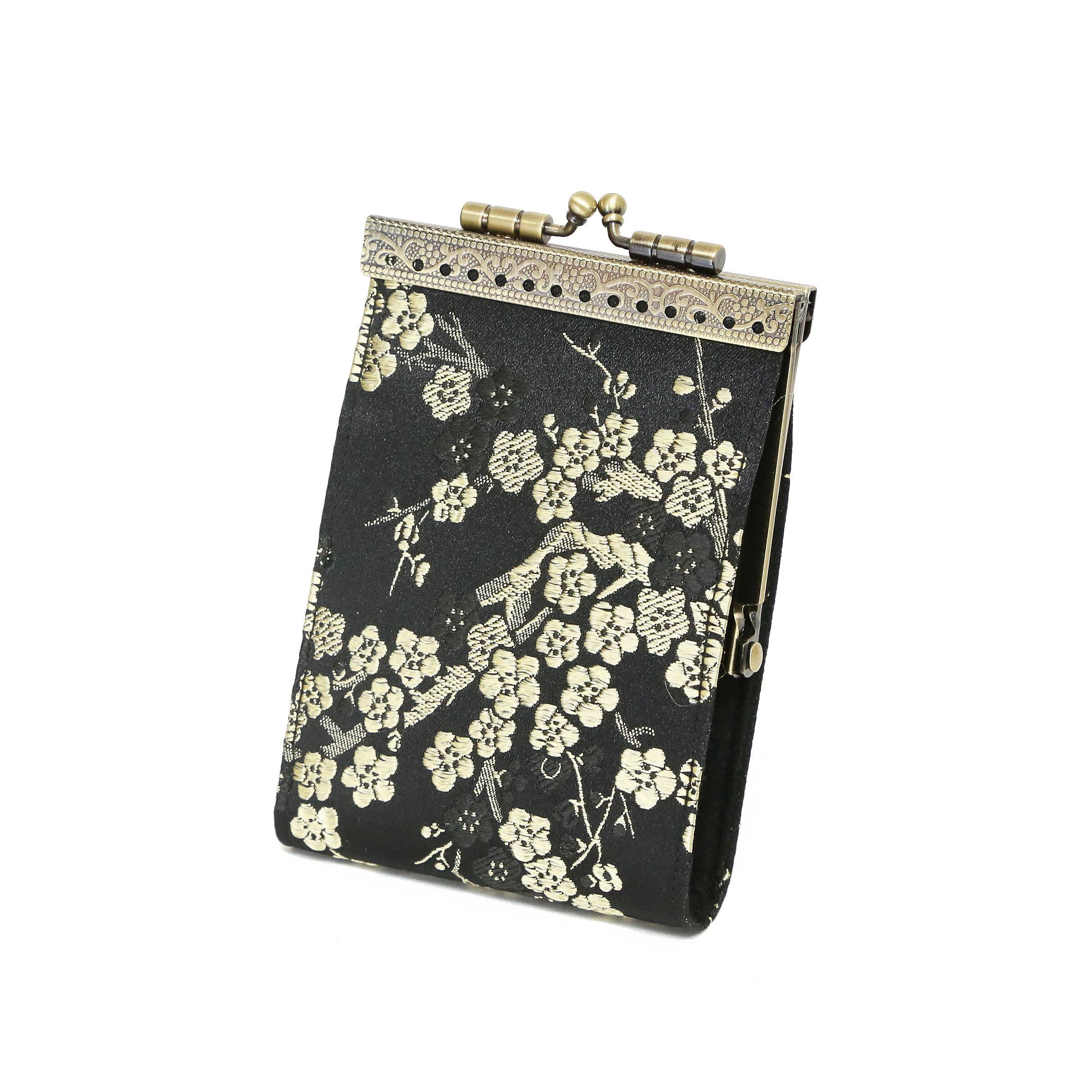 Cathayana - Wholesale Card Holder - Women's - Cherry Blossom Brocade RFID Card Holder4