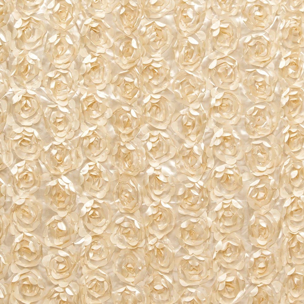 Weddingstar Inc. - Wholesale Photography Backdrop - Custom Wedding Photo Backdrop Decoration -Gold Satin Flowers1