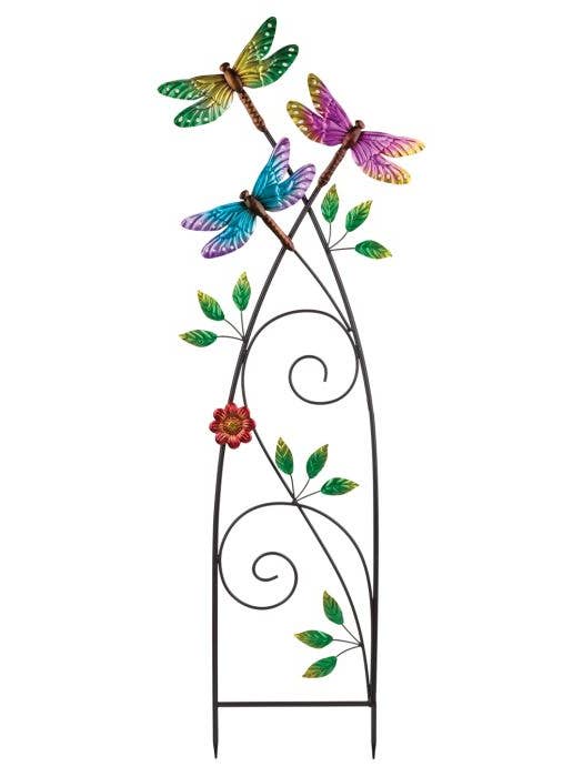 Trellis Stake - Dragonfly for wholesale by Regal Art & Gift