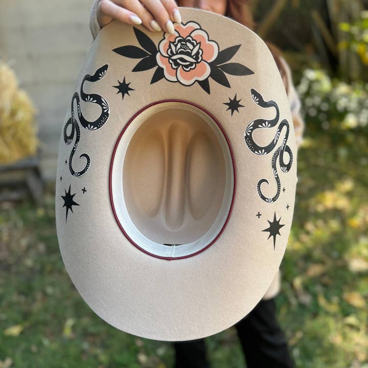 Wild as Heck - Wholesale Cowboy Hat - Women's - The Harlow Western Hat (cowboy hat, cattleman, western wear
