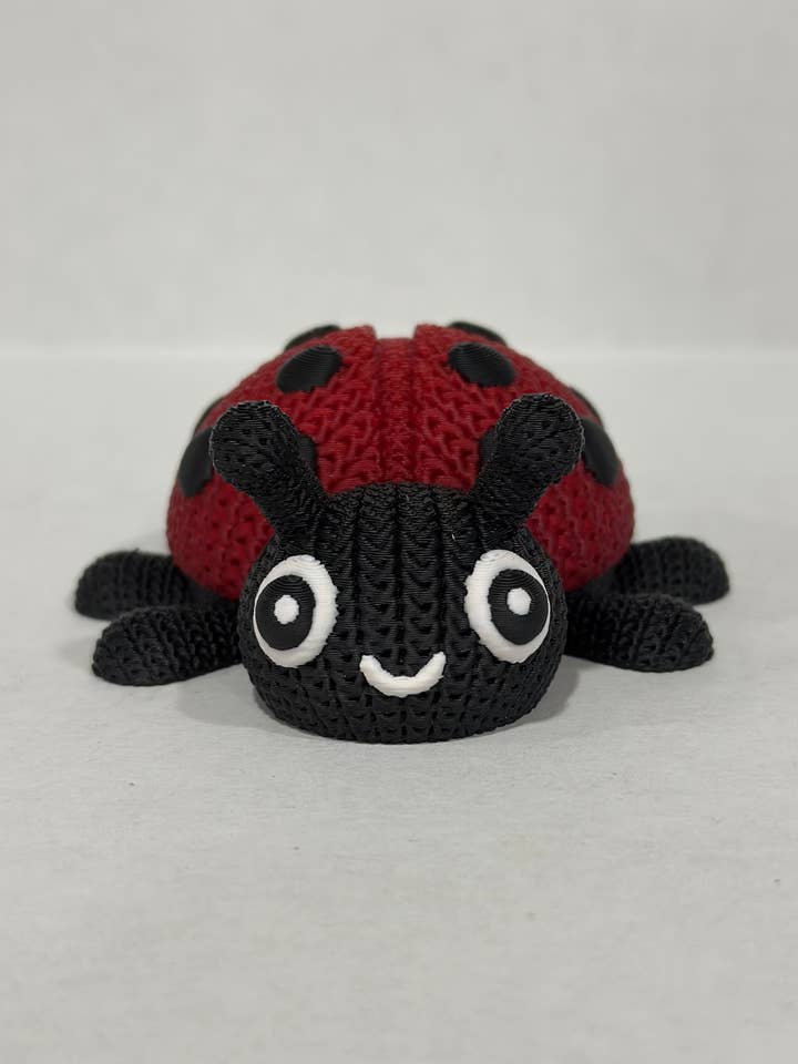 Ladybug - 3D Printed Knitted Texture- Nature inspired Décor for wholesale by Upstate Design Decor
