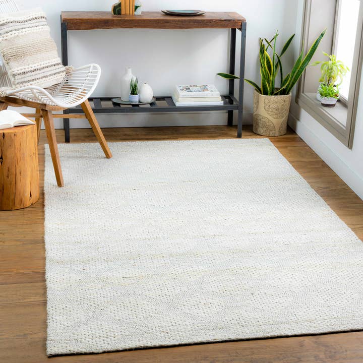 Tapis en jute tissé à la main Angaston Beige pour la vente par Eastern Woven