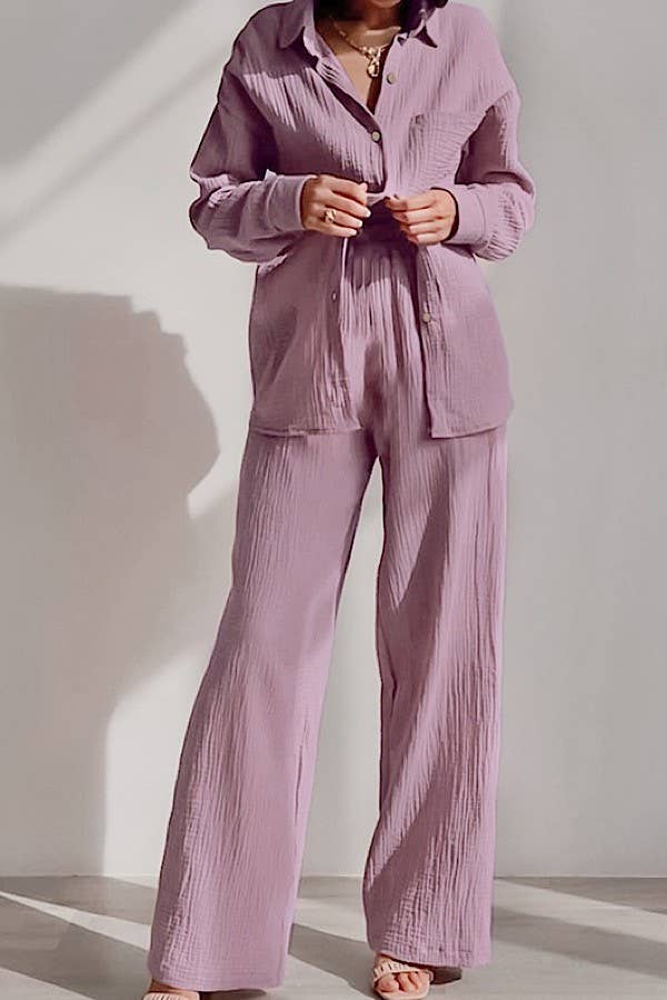 Miss Sparkling – Engroshandel Top- og buksesæt (IKKE Loungewear) - Dame – To-delt buksedragt sæt4