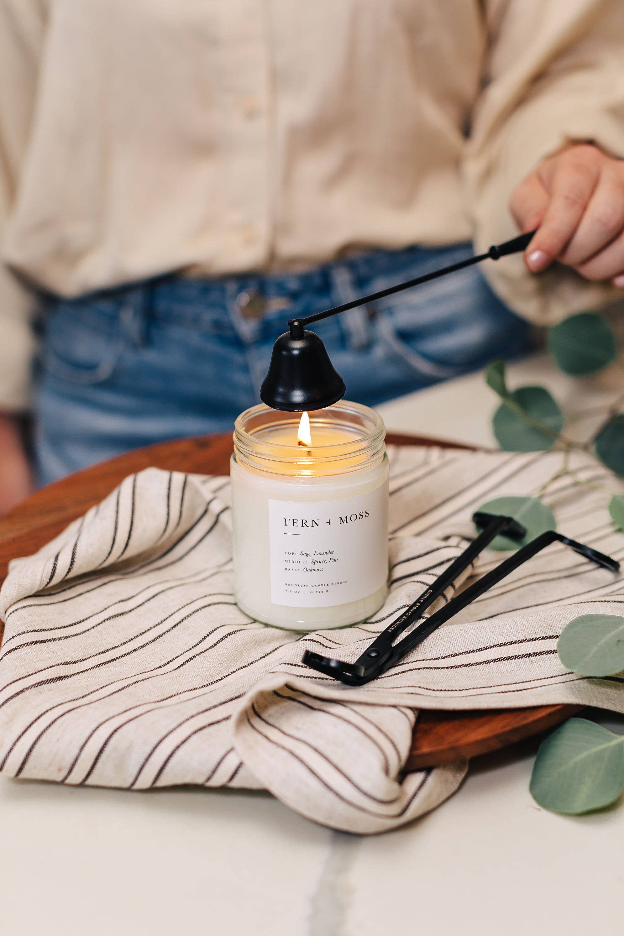 Brooklyn Candle Studio - Wholesale Jar/Filled Candle - Fern + Moss Jar Candle1