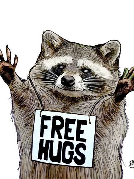 Free Hugs Gift Enclosure - #Gift19 for wholesale by Shawn Braley Illustration