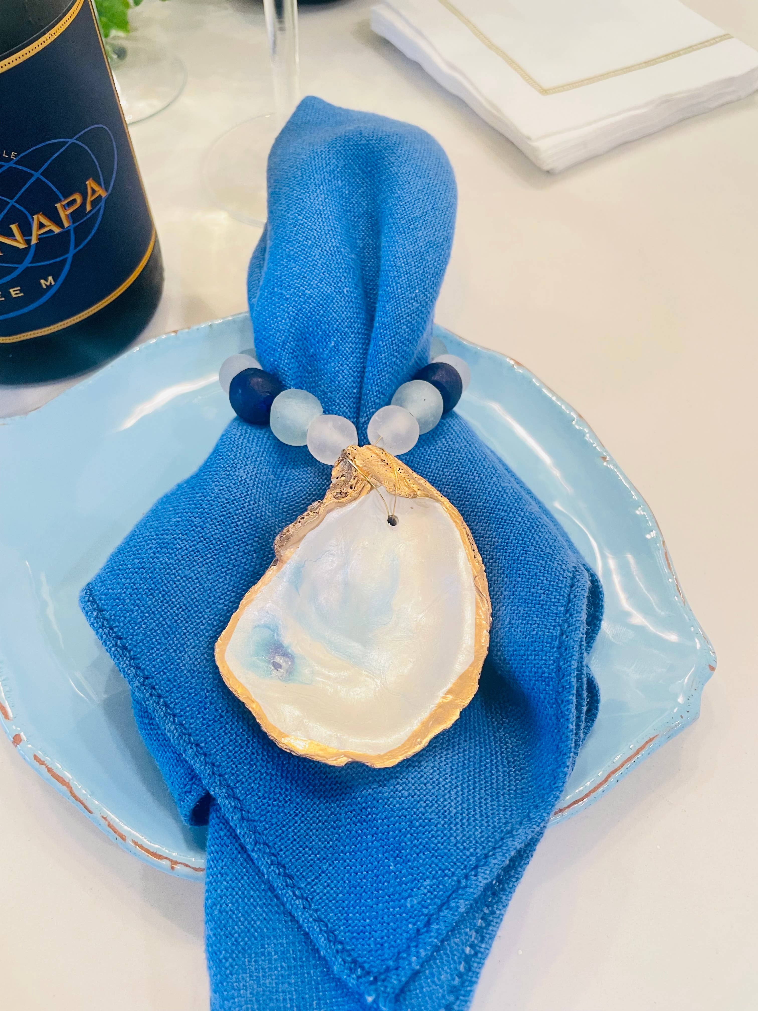 Shells by Shea – Engroshandel Servietring – Oyster Shell Servietring3