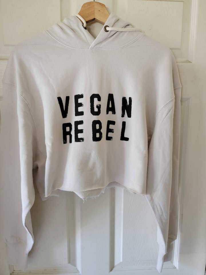 Short Waist Sweater Vegan Rebel for wholesale by Vegan Club