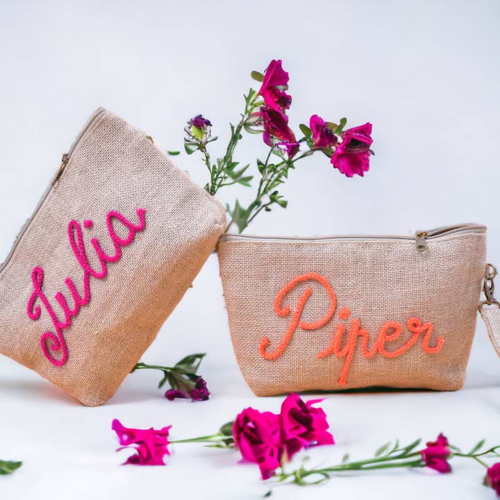 HandmadeBestSeller - Wholesale Makeup/Cosmetic Bag - Custom Makeup Bag | Bridesmaid Cosmetic Bag | Makeup Bag