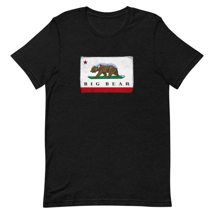 Camiseta bandera Big Bear CA para venta al por mayor de Sno*Cal