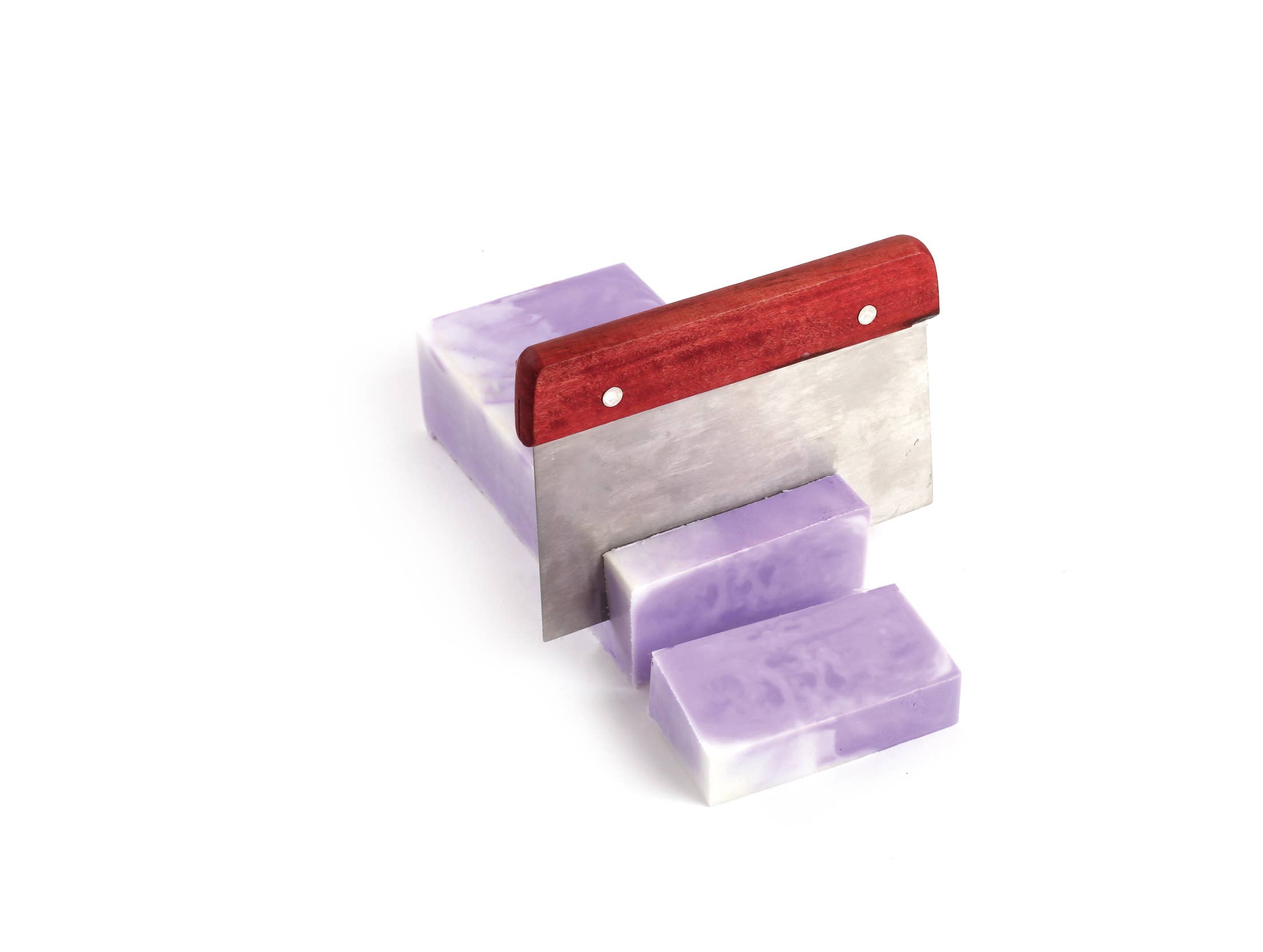 Graine Créative - Wholesale Kitchen Tool/Gadget - 2 STAINLESS STEEL SOAP CUTTERS - SMOOTH + FLUTED