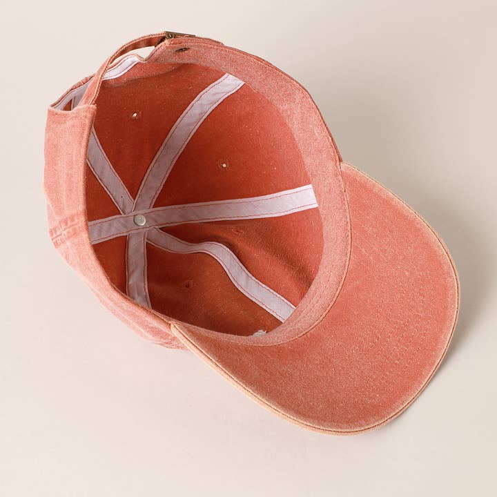 Fashion City – wholesale Baseball cap – Women's – Made in USA Embroidered Cotton Baseball Cap13