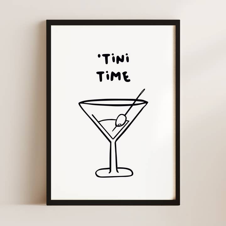 Tini Time Wall Art Print for wholesale by Alluvion