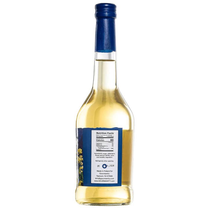 Think Distributors - Wholesale Cocktail Mix/Syrup - Gourmanity Elderflower Syrup: 16.9 fl oz of Floral Goodness2