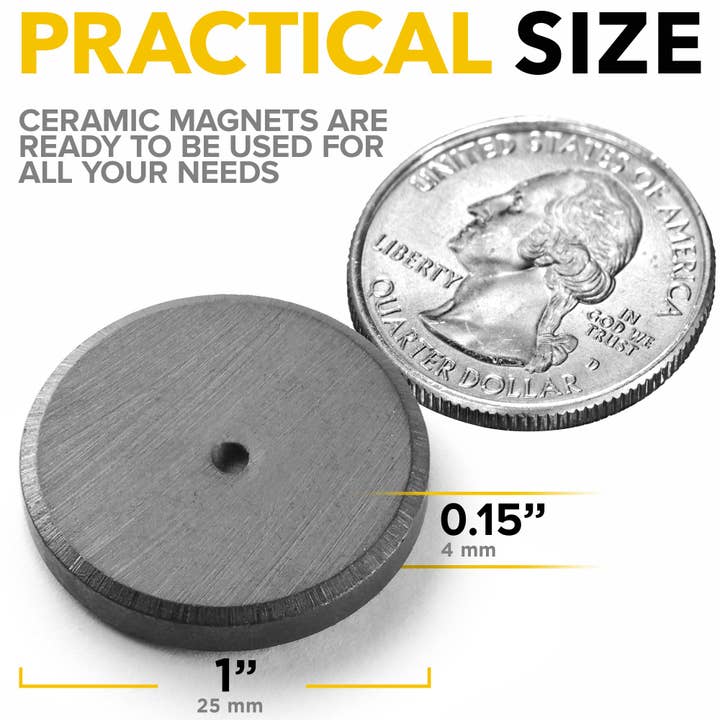 Ímãs redondos de cerâmica de 50 peças para bricolage e hobbies por atacado de X-bet MAGNET