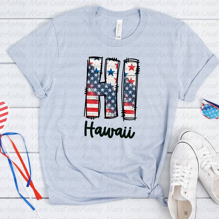 HI, Hawaii for wholesale by Ashley Marie Creations