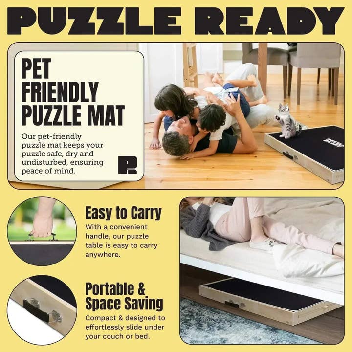 Puzzle Ready - Wholesale Puzzle - Adult - Puzzle Board – Portable Board for Puzzles, Lego Building & Gift Giving17