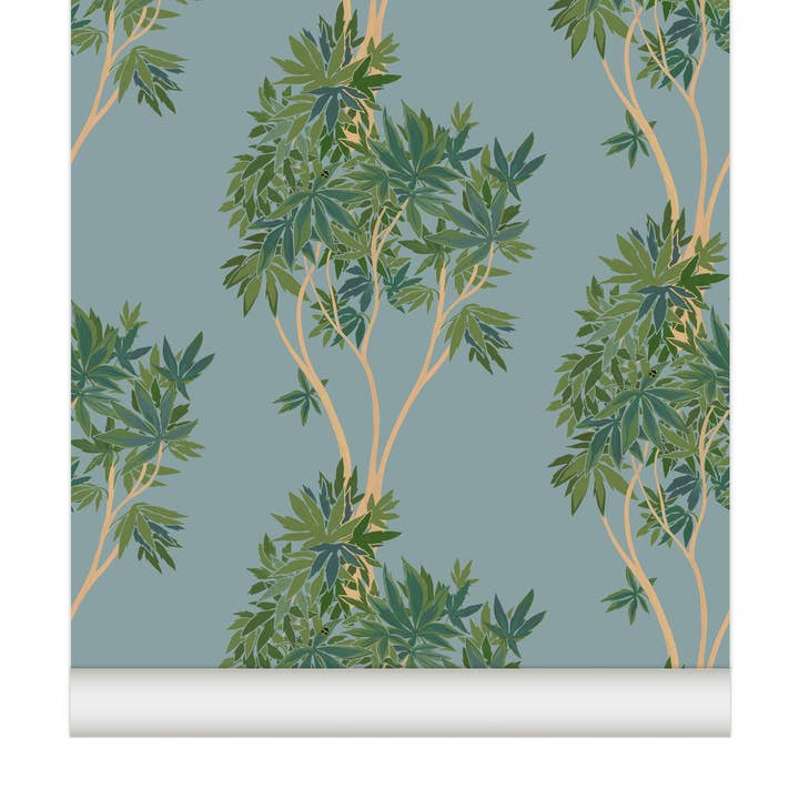 Papier peint ÉRABLES coloris Provence pour la vente par Little Cabari