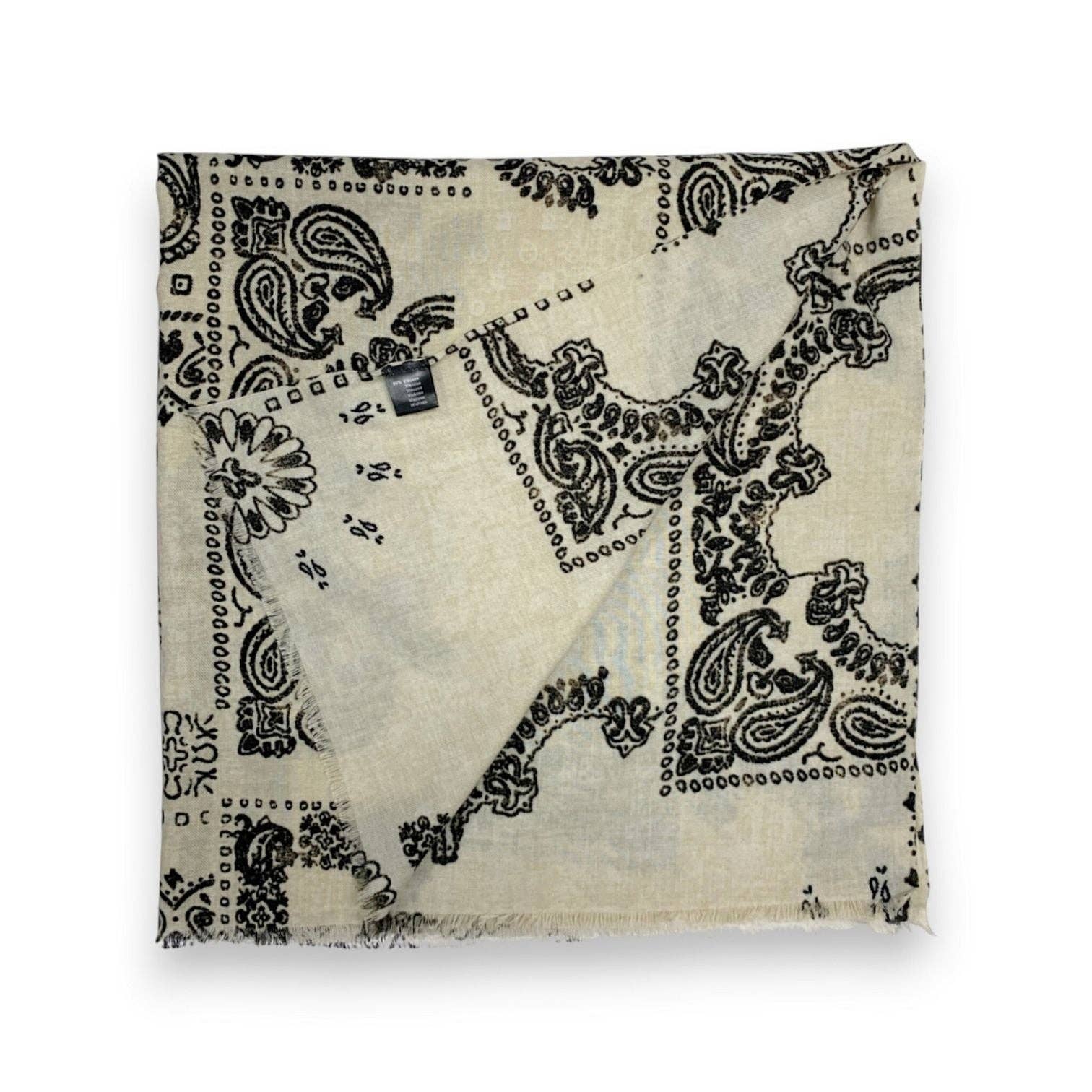 Lili Scarves (US Duty Free) – wholesale Scarf – Women's – Bandana Print Wool Blend Scarf10