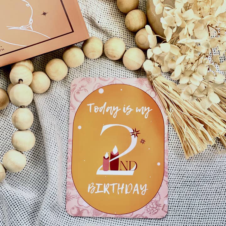 Best Birth Co - Wholesale Milestone Art/Keepsake - Kids & Baby - BUY 15 GIFT Mum Baby Milestone Cards for Baby Shower5