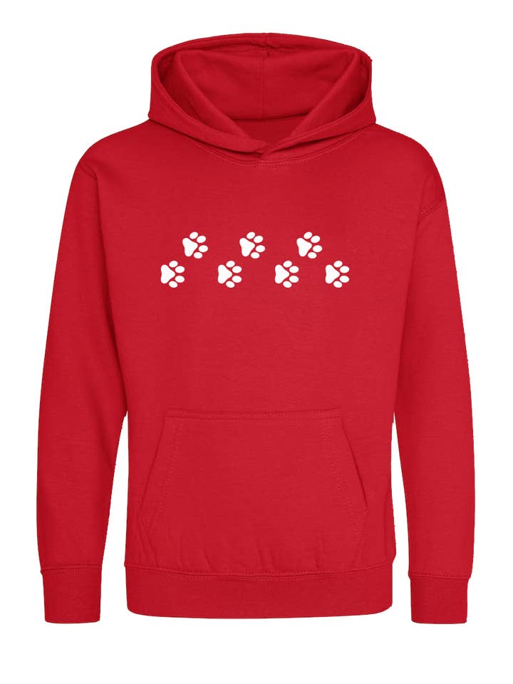 Kids Paw Prints Hoodie for wholesale by Big Bobble Hats