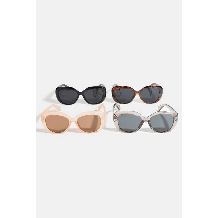ASSORTITI Set di occhiali da sole con lenti quadrate di grandi dimensioni in vendita all'ingrosso su Faire
