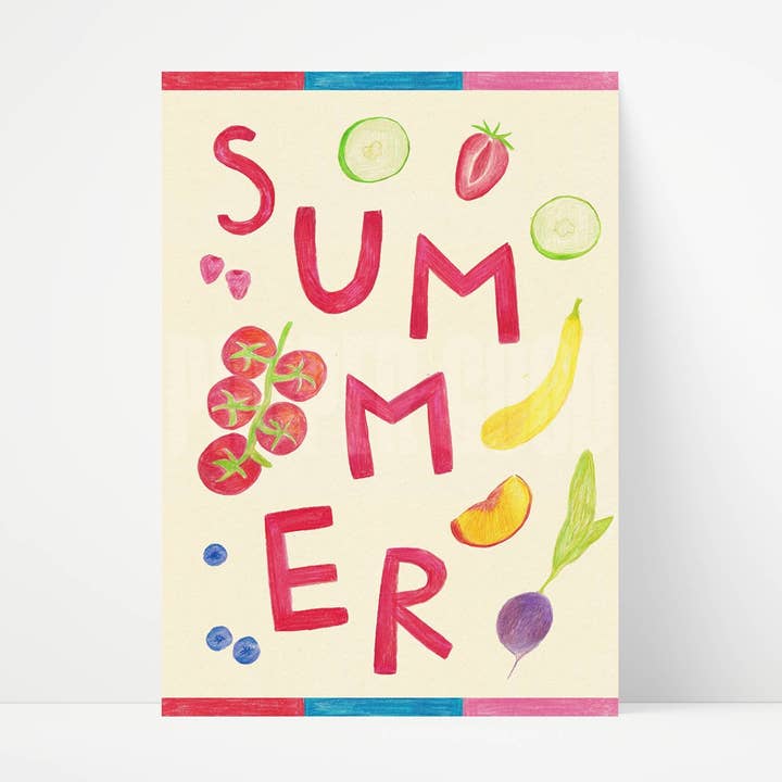 Impression artistique estivale pour la vente par Proper Good