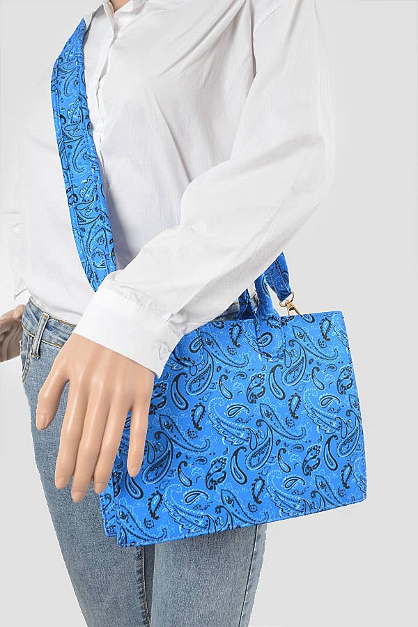 Shop Neighbors - Wholesale Tote Bag - Women's - Bandana Medium Tote W/Wide Strap9