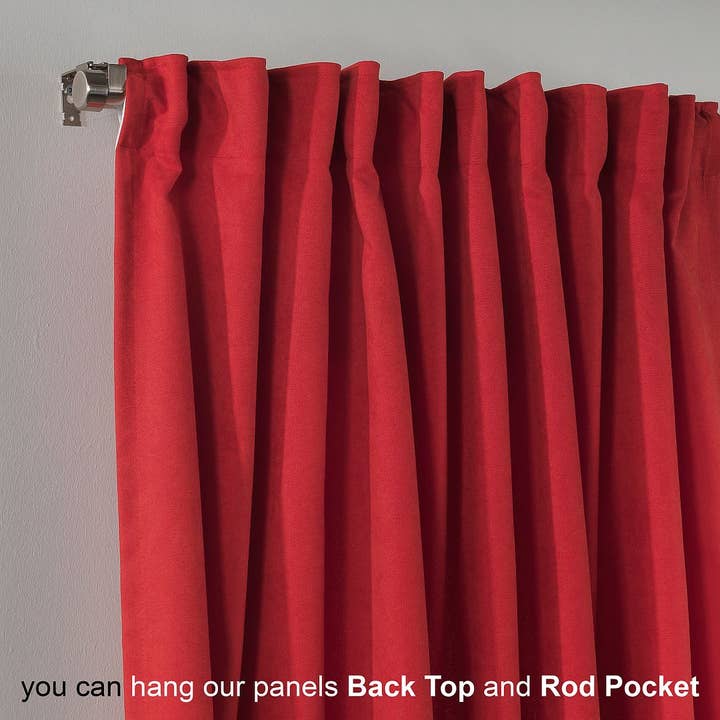 Bes Home Design - Wholesale Curtain - %100 Blackout Faux Velvet Custom Size Ready Curtain56