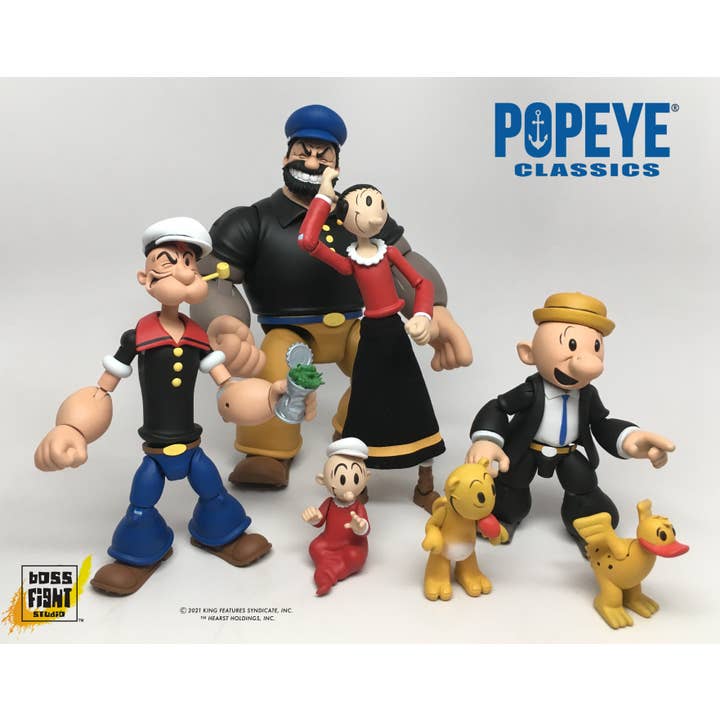 Boss Fight Studio Llc - Wholesale Figurine Toy - Kids - Popeye Classics Action Figure: Popeye the Sailor Man10
