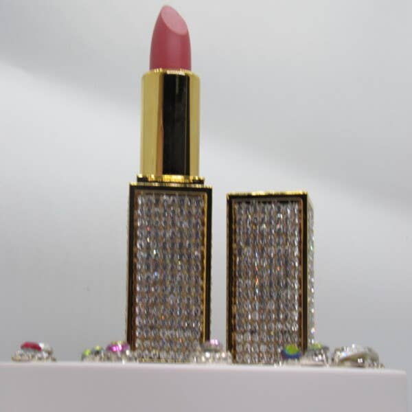 Elise Pink - Wholesale Lipstick - Glamour Lipstick "Star" with Rhinestones4