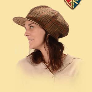 Casquette Applejack recyclée en tweed pour la vente par Gypsy Rose