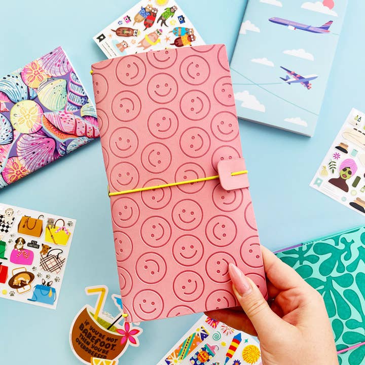 Pipsticks - Wholesale Notebook - SALE Happy Thoughts Traveler Notebook Cover