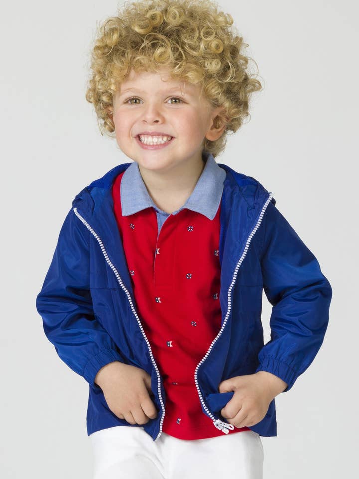 Parka de bebé azul marino | Con capucha for wholesale by Charanga