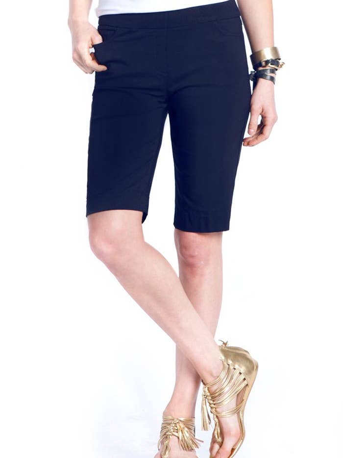 PULL-ON WALKING SHORT W/REAL PKTS - MIDDERNACHT voor wholesale door Slimsation