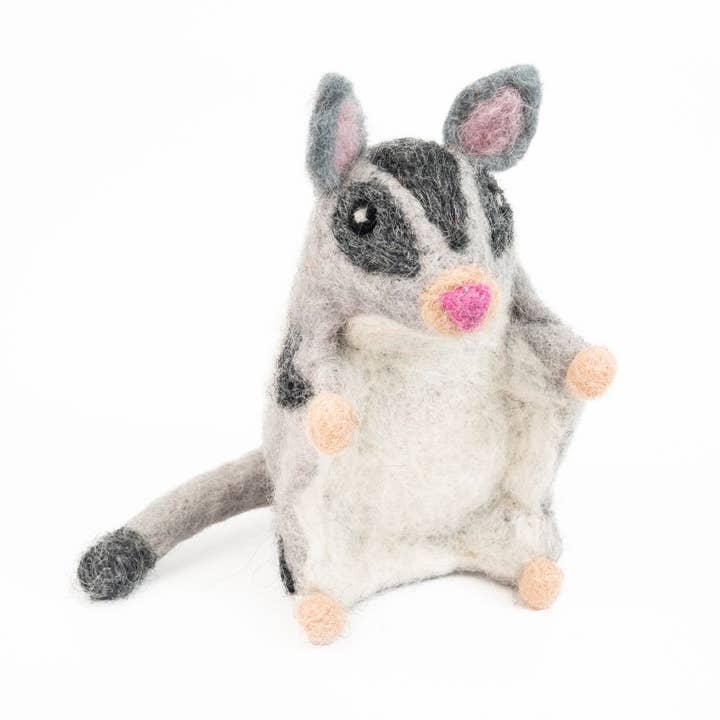 Vevoke - Wholesale Ornament - Handmade Felted Sugar Glider2