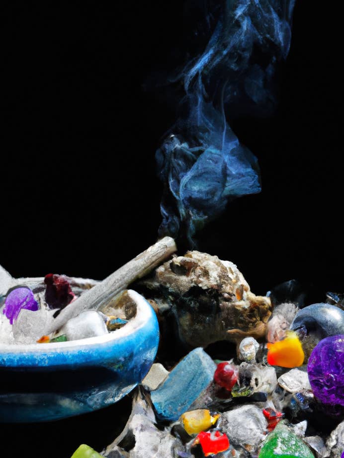 Mookaite Crystal Incense by A Single Witch for wholesale by Mystic and Mineral