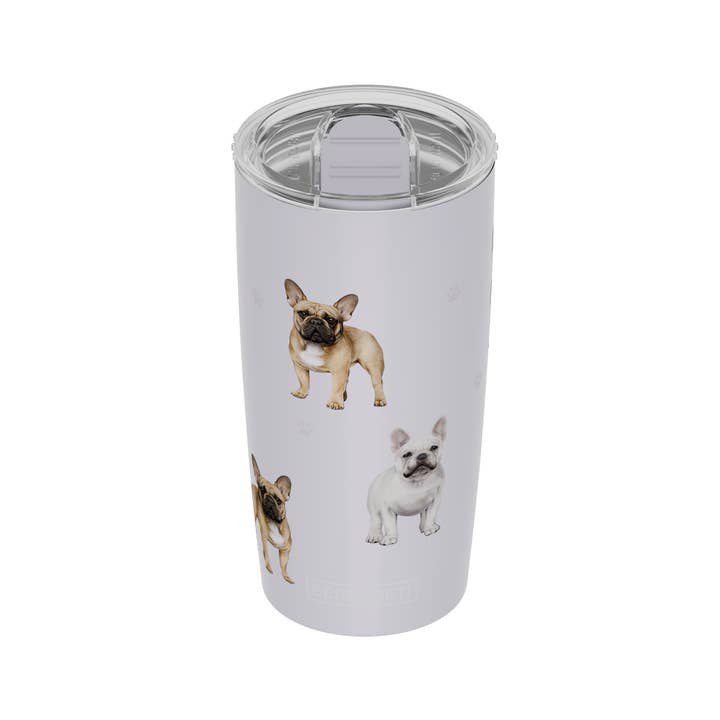 E&S Pets - Wholesale Insulated Mug/Tumbler - 3D Printed - French Bulldog Tumbler, Leak-Proof, Durable2