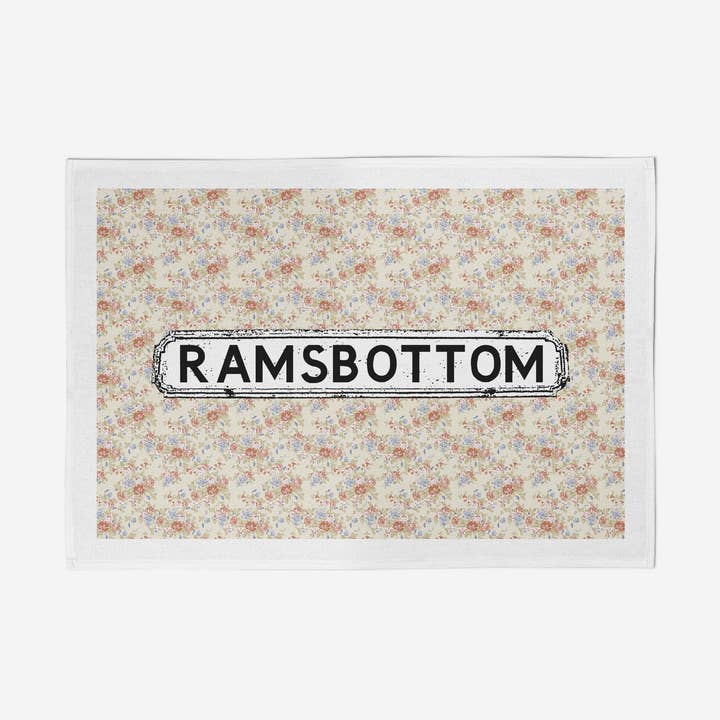 Cream Ditsy Floral theedoek voor wholesale door tinned snail