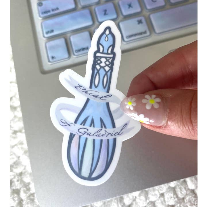 Papi Hour - Wholesale Sticker - Lotr Phial Of Galadriel Laptop Sticker | Lord Of The Rings Sticker | Elf Queen | Light Of Eärendil | Jrr Tolkien Fan Gift |Frodo Baggins