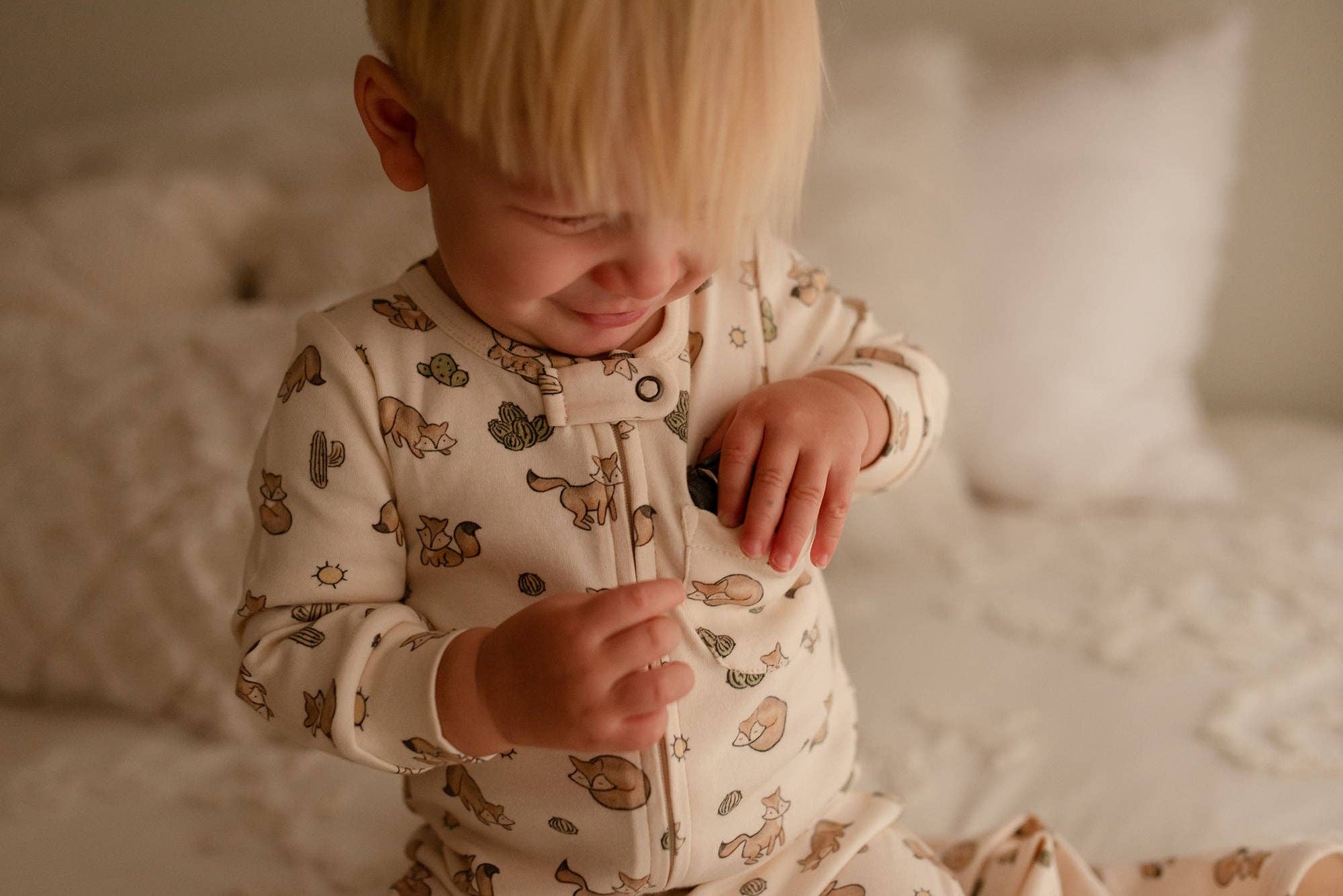 L'ovedbaby - Vendita all'ingrosso Tutina - Neonati - Piccola Volpe | Tutina con Cerniera Organica3