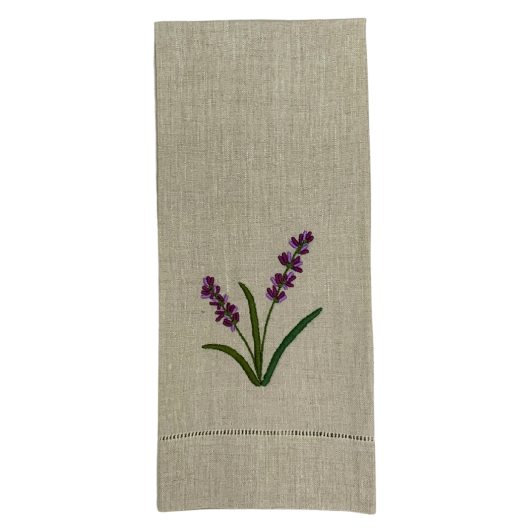 Maison d' Haiti - Wholesale Tea Towel - Maison Lavender Linen Tea Towel, 13x26 in4
