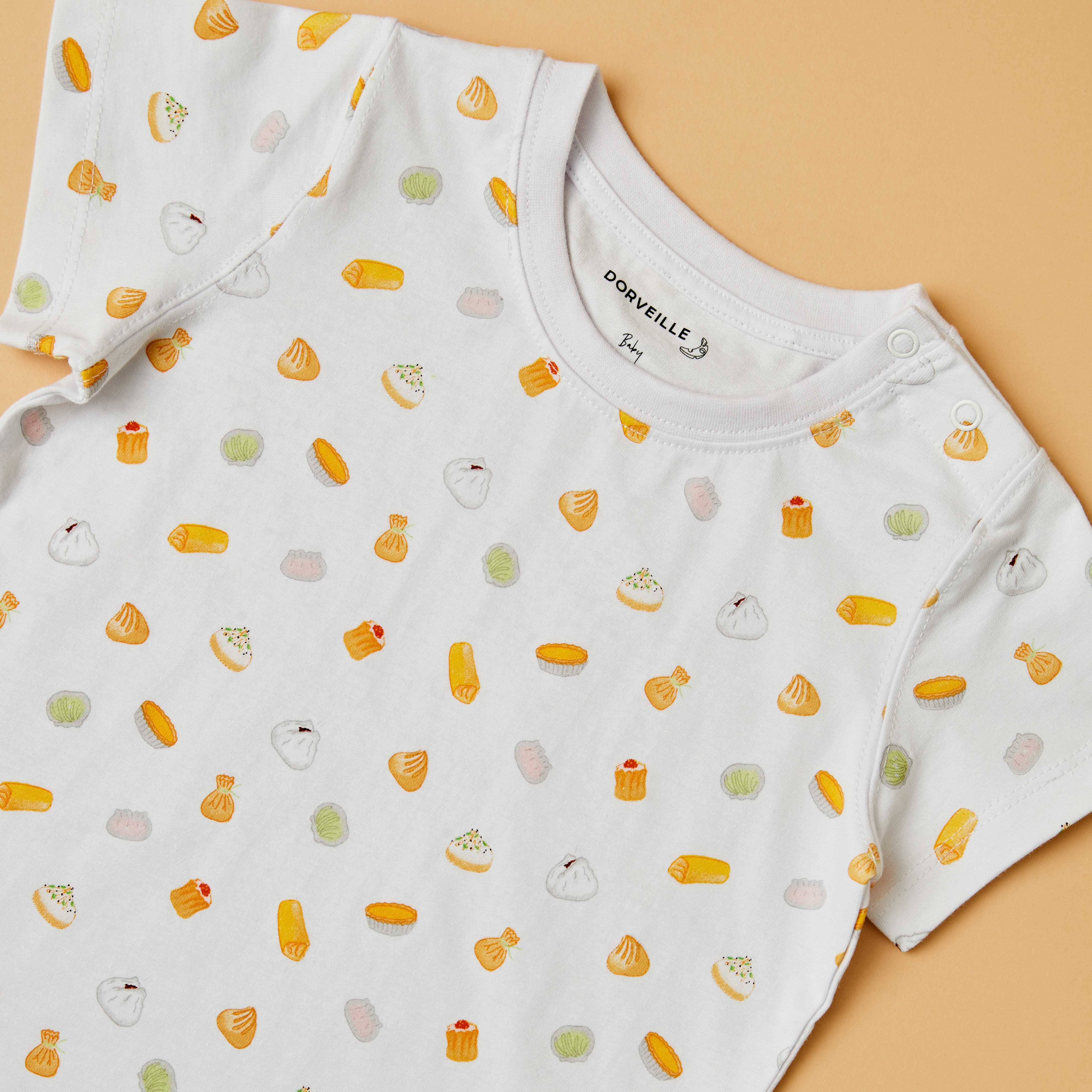 Dorveille - Wholesale Screen Printed T-Shirt - Kids - Dumpling Kids Tee - Dim Sum T-shirt for Babies & Kids0