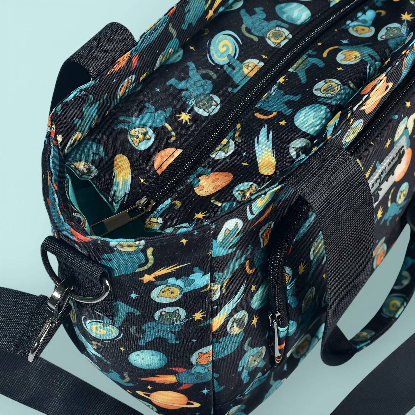 Sipsey Wilder - Wholesale Tote Bag - Women's - Space Kitties Medium Venture Tote8