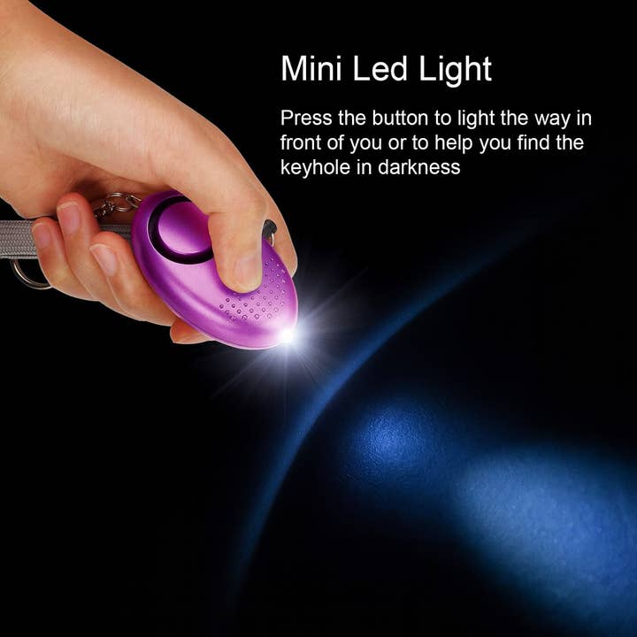 Infinite Basics - Wholesale Keychain – Unisex - 2-Pack Personal Security Alarm Keychain with LED Light5