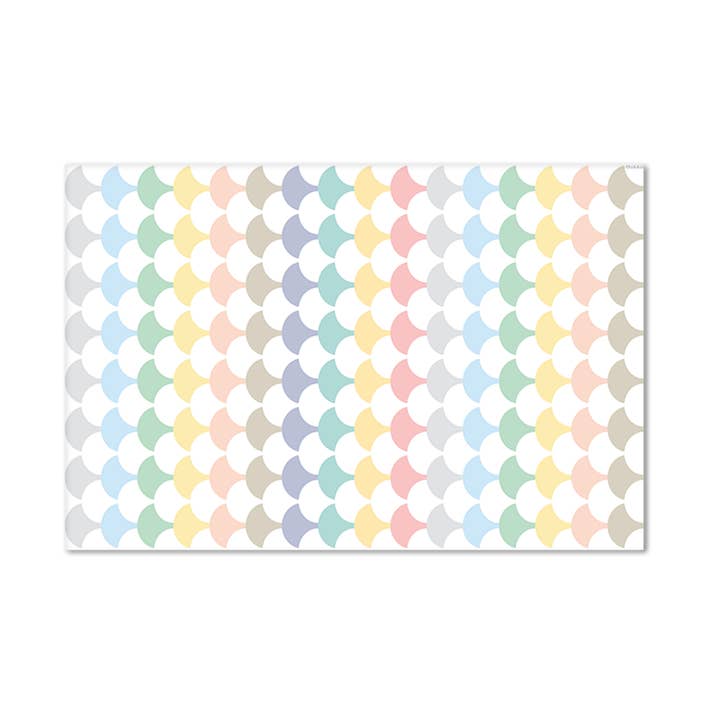 minimoi - Wholesale Area Rug - Kids & Baby - Vinyl Mat Pastel Waves