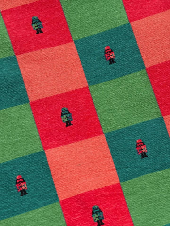 Monica + Andy - Wholesale Jumpsuit - Baby - Kimono Tie One-Piece_Nutcracker Checkerboard3